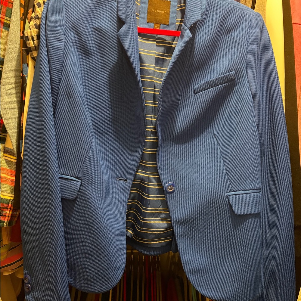 The Limited Royal Blue Men's Textured Blazer